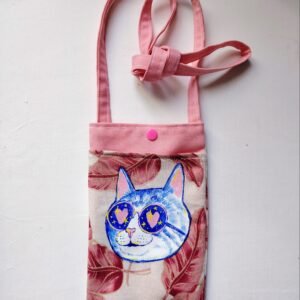 bolsa porta celular rosa