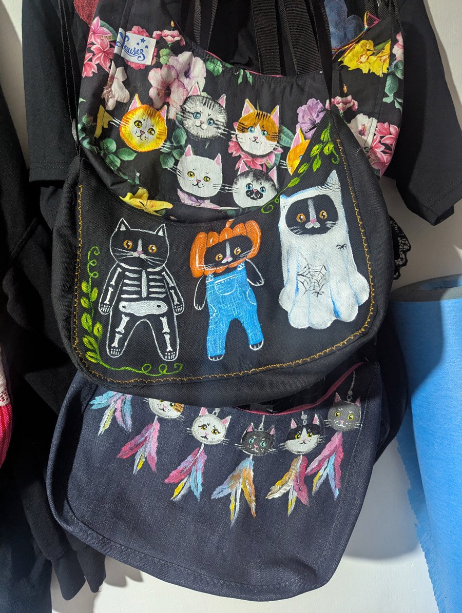 bolsas pintadas dia de muertos
